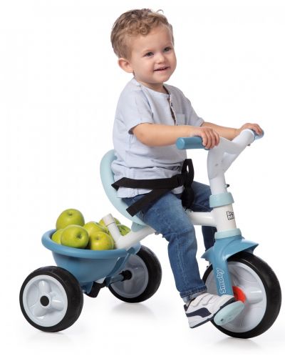 Tricicleta 2 în 1 pentru copii Smoby - Be move, albastră - 4