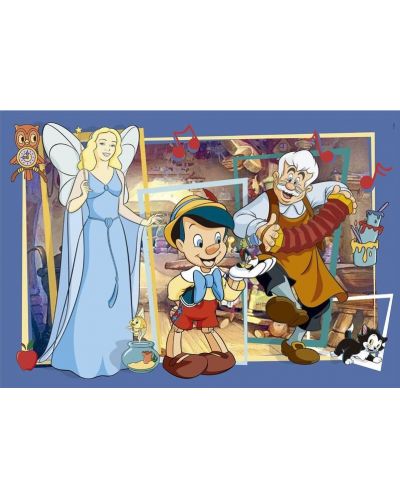 Puzzle pentru copii  Clementoni din 104 piese - Pinocchio - 2