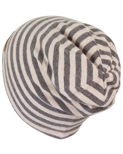 Pălărie pentru copii cu căptușeală din fleece Sterntaler - 57 cm, 8+ ani, în dungi - 2