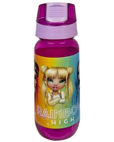 Sticla de apa pentru copii Undercover Scooli - Aero, Rainbow High, 450 ml - 1
