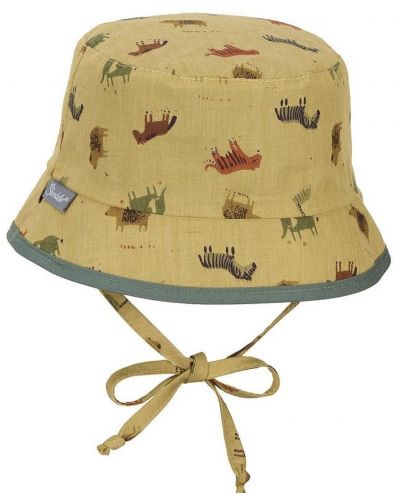 Pălărie de vară pentru copii cu protecție UV 50+ Sterntaler - Cu două fețe, 47 cm, 9-12 luni - 4