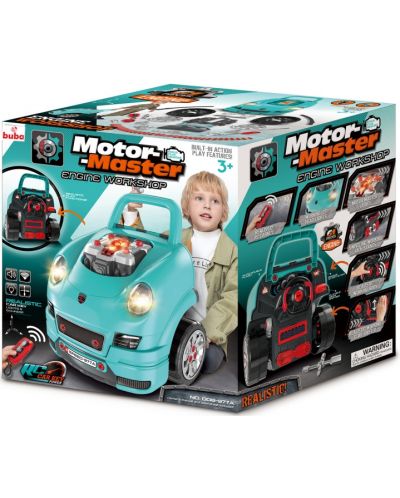 Automobil interactiv pentru copii Buba - Motor Sport, Albastru - 5