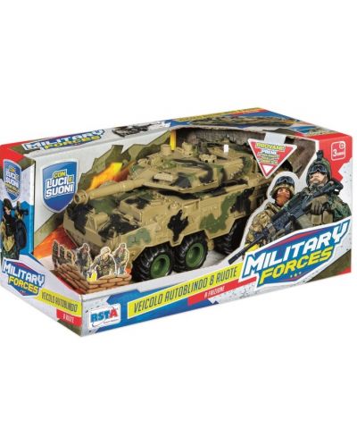 O jucărie de copii RS Toys - Tanc cu roți de cauciuc - 1