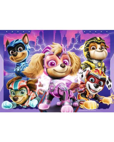 Puzzle pentru copii Ravensburger din  4 x 42 piese - Paw Patrol:Super film - 3