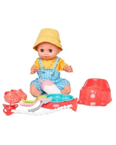 Păpușă pentru copii Sonne - cu accesorii și caracteristici, băiat - 6