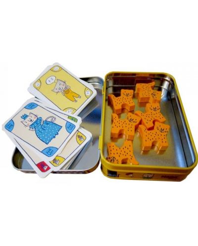Joc magnetic pentru copii Haba - Pisici nebune, in cutie metalica - 4
