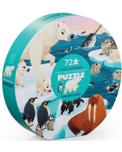 Puzzle pentru copii Crocodile Creek din 72 de părți - Animale polare - 1