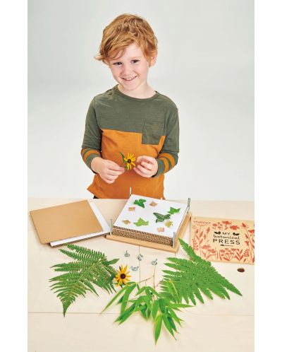 Tender Leaf Toys - Presa mea botanică din lemn - 4
