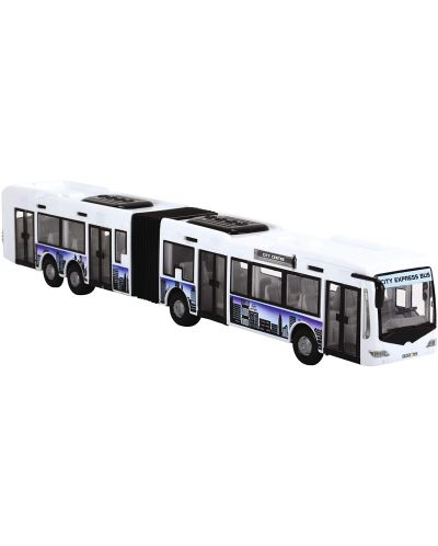 Jucarie pentru copii Dickie Toys - Autobus urban expres, alb - 1