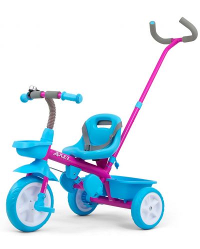 Tricicleta pentru copii Milly Mally - Axel, albastru/roz - 1