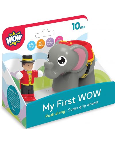 Jucarie pentru copii WOW Toys - Elefantelul Eli si dresorul acestuia - 2