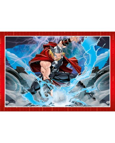 Puzzle pentru copii  Clementoni 4 в 1 - The Avengers - 4