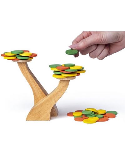 Joc de balans din lemn pentru copii Woody - Copac de toamna - 2