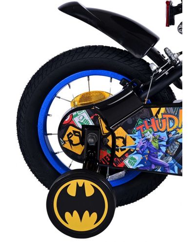 Bicicletă pentru copii cu roți auxiliare  E&L cycles - Batman, 12'' - 7