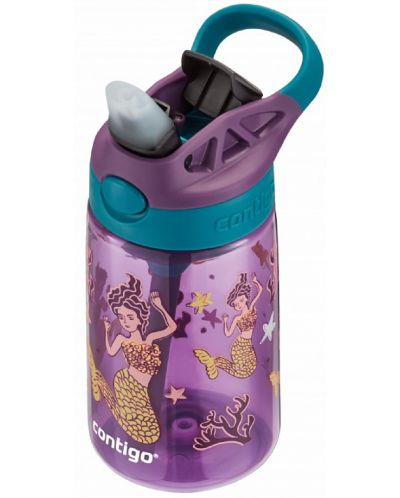 Sticla pentru copii Contigo Cleanable Mermaids - 420 ml, violet - 3