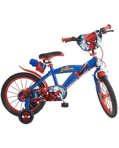 Bicicleta pentru copii Huffy - 16", Spiderman, albastru - 1