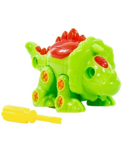 Constructor pentru copii Polesie Toys -  Dinozaur triceratops - 5