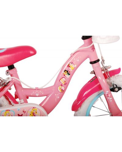 Bicicletă pentru copii cu roți auxiliare  E&L cycles - Disney Princess, 14'' - 8