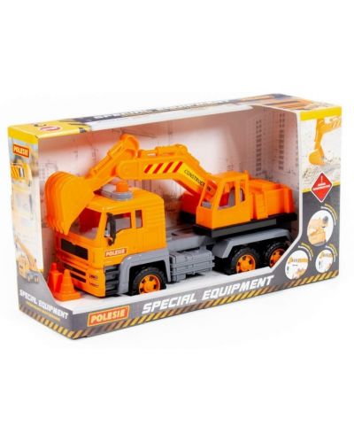 Jucărie Polesie - Camion cu excavator Diamond - 1