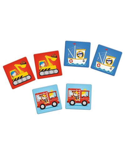 Joc de memorie pentru copii Memos Maxi - Vehicule - 2