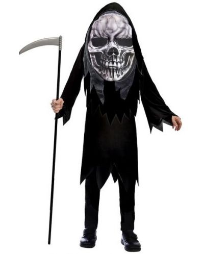 Costum de carnaval pentru copii Amscan - Grim Reaper Big Head, 10-12 ani - 1