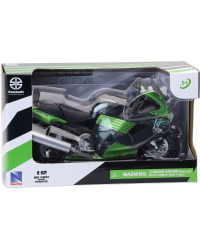Jucărie pentru copii Newray - Motocicletă Kawasaki ZX-14R, 1:12