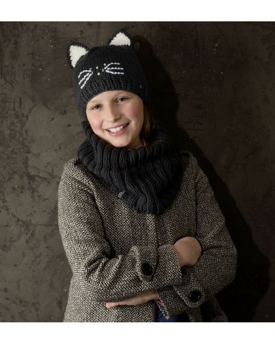 Căciulă tricotată pentru copii Sterntaler - Pisicuta, 53 cm, 2-4 ani - 2