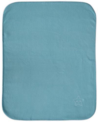 Patura fleece pentru copii Lorelli - 75 х 100 cm, Stone Blue - 1