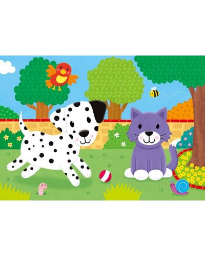 Puzzle pentru copii Galt - Animale, 4 piese - 4