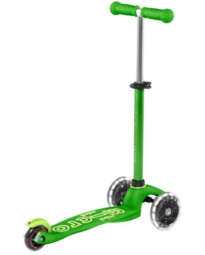 Scooter pentru copii Micro - Mini Deluxe LED, Green - 5