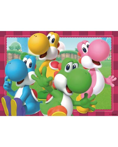 Puzzle pentru copii  Ravensburger din  4 x 100 piese - Super Mario - 4