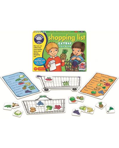 Joc pentru copii Orchard Toys - Lista de cumparaturi, Fructe si legume - 2