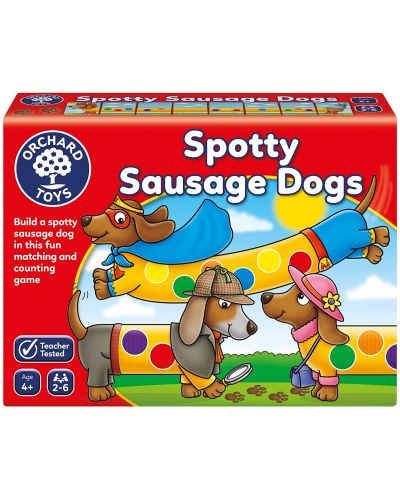 Joc educativ pentru copii Orchard Toys - Spotty Sausage Dogs - 1