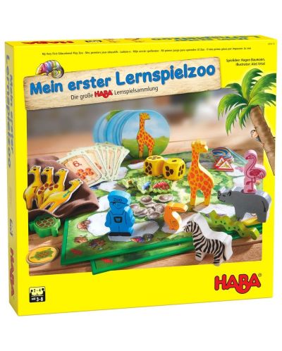 Joc pentru copii Haba - 10 jocuri, Gradina zoologica - 1