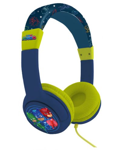 Căști pentru copii OTL Technologies - PJ Masks!, albastru/verde - 1