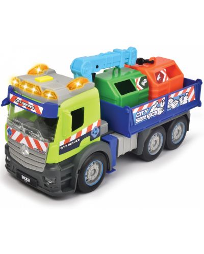 Jucarie pentru copii Dickie Toys - Camion reciclare deseuri, cu sunete si lumini - 1
