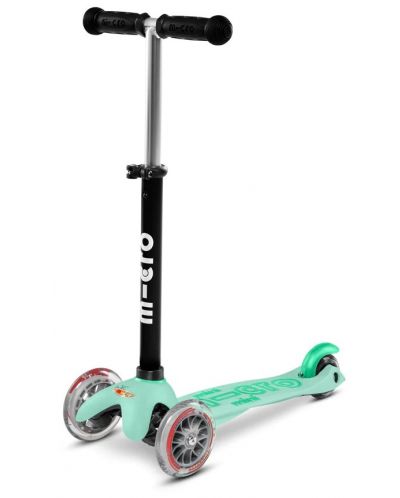 Scooter pentru copii 2 în 1 Micro - Mini2Go Deluxe Plus, mentă - 4