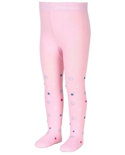 Colanți de bumbac pentru copii Sterntaler - Asterisks, 92 cm, 2-3 ani, roz - 2