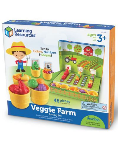Joc pentru copii Resurse de învățare - Sortarea grădinii de legume - 3