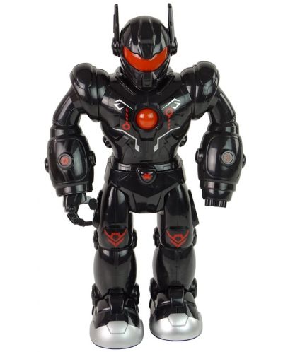 Robot pentru copii Sonne - Exon, cu sunete și lumini, negru - 1