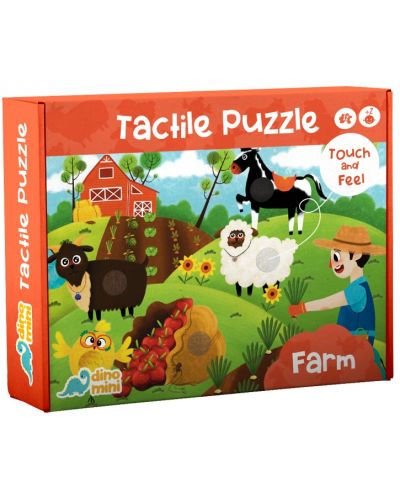 Puzzle Neobebek - DinoMini Feel and Touch, Ferma - 3