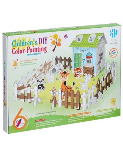 Set pentru copii GOT - Ferma de asamblat și colorat  - 1