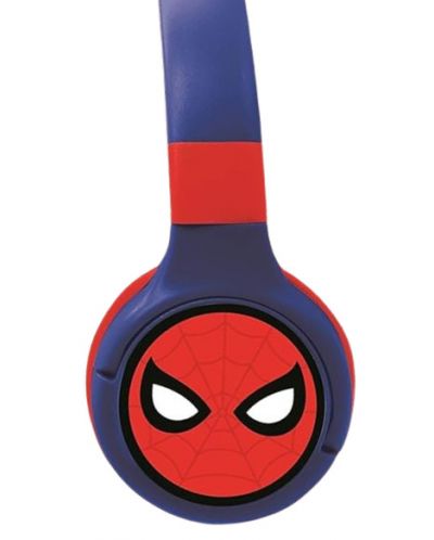 Căști pentru copii Lexibook - Spider-Man HPBT010SP, wireless, albastru  - 3