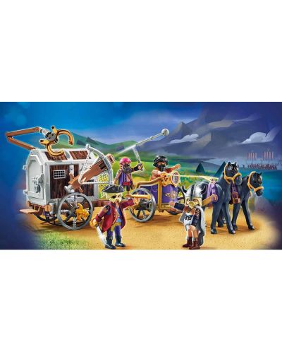 Constructor pentru copii Playmobil - Charlie cu vagon pentru prizonieri - 4