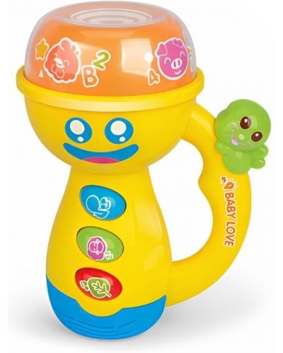 Jucărie pentru copii Raya Toys - Lanternă interactivă - 1