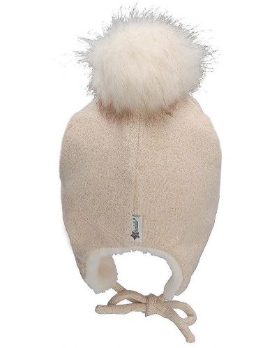 Pălărie de iarnă pentru copii cu pompon Sterntaler - Fetiță, 55 cm, 4-6 ani - 3