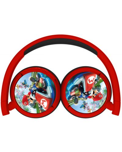 Casti pentru copii OTL Technologies - Mario Kart, wireless, roşii - 5