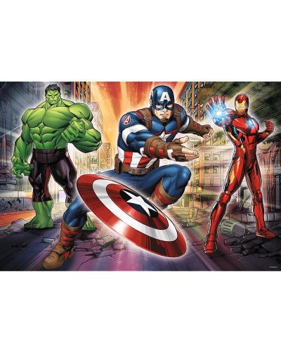 Puzzle pentru copii Trefl de 24 XXL piese - In the world of Avengers - 2