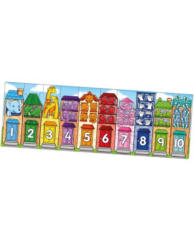 Puzzle pentru copii Orchard Toys - Strada cu numere, 25 piese - 2