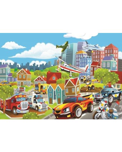 Puzzle pentru copii Art Puzzle din 100 de piese - Vehicule - 2